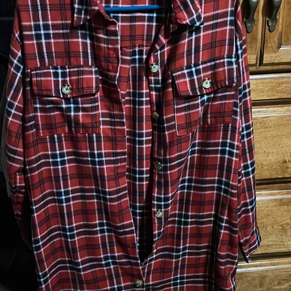 Women’s Plaid flannel dress